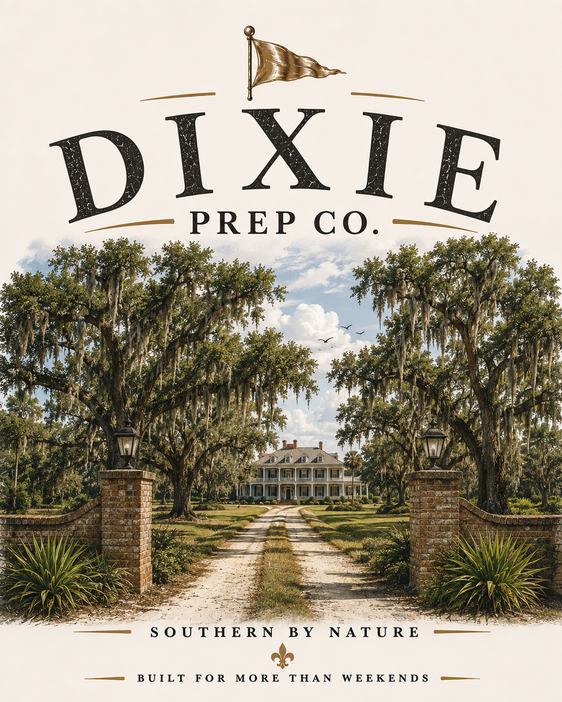 Dixie Prep Tee Shirt "The Plantation"